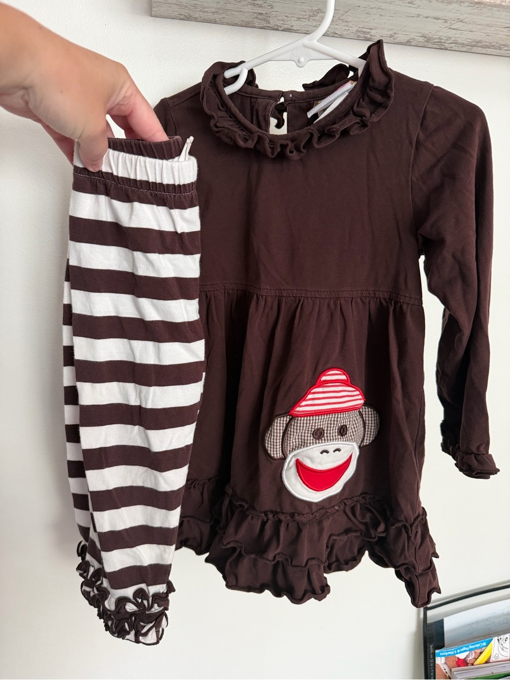 Sock  monkey outfit